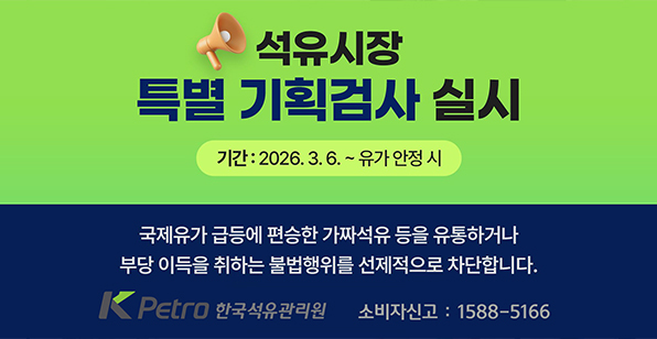 석유시장 특별 기획검사 실시