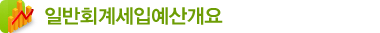 일반회계 세입예산 개요