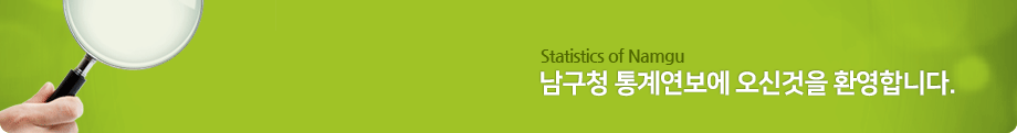 남구청 통계연보에 오신것을 환영합니다.